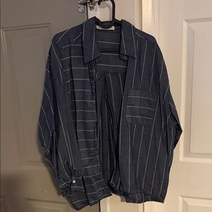 Men's Navy Striped Jacket